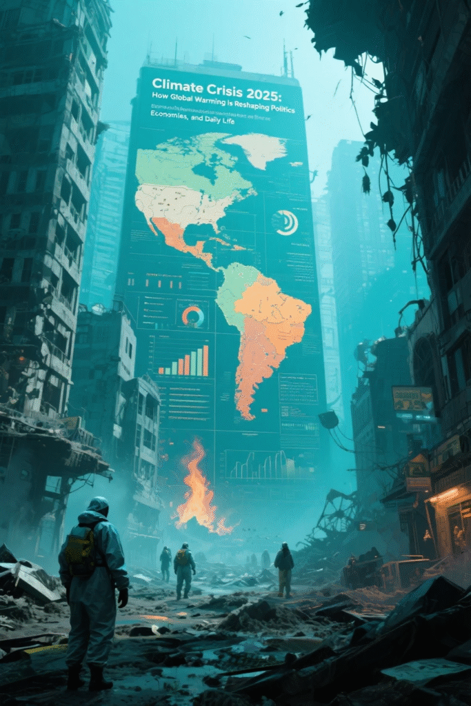The year 2025 is a turning point in the global fight against climate change. Unprecedented wildfires, deadly heatwaves, crop failures, and rising sea levels are no longer predictions—they're today's headlines. But beyond the environmental impact, climate change is also transforming economics, global politics, and our daily lives.